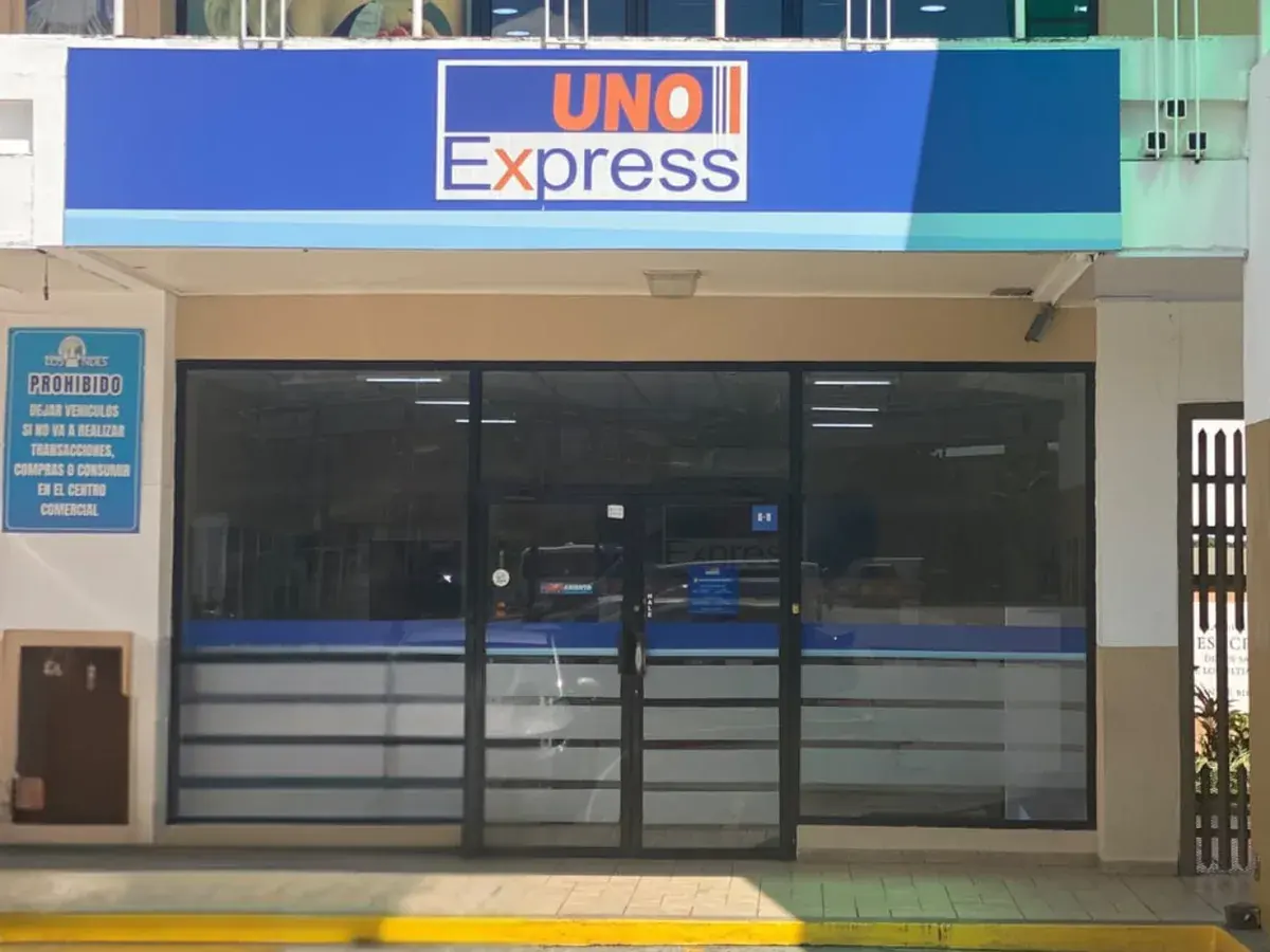 Fachada de la sucursal Los Andes