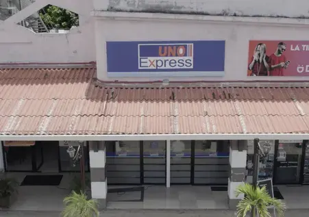 Fachada de la sucursal Soná